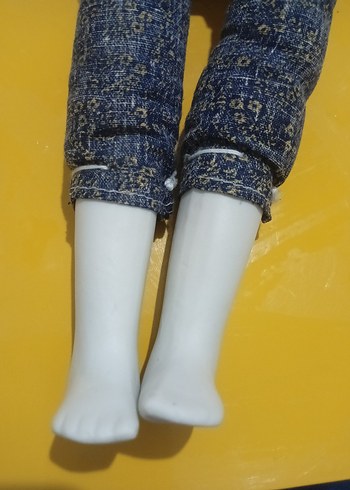 Antika porselen başlı kumaş gövdeli vintage bebek. 1930 - Görsel 6