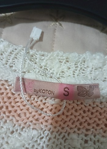 Koton Triko Kadın Bohem Örgü Uzun Kollu Kazak - Görsel 5