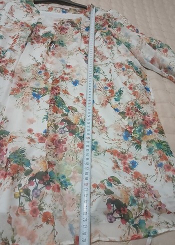 Çiçek Desenli Bohem Hamile Bluzu - Görsel 6