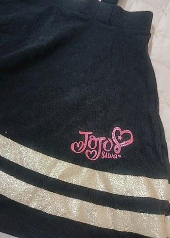 Siyah Nakışlı Kız Çocuk Eteği - Görsel 2