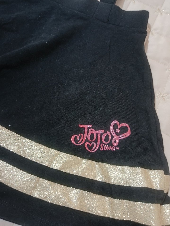 Siyah Nakışlı Kız Çocuk Eteği - Görsel 2