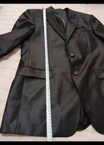 Diğer Düğmeli Siyah Erkek Takım Elbise Ceket