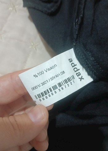 Addax Siyah Keten Salaş Midi Kadın Pantolon - Görsel 6