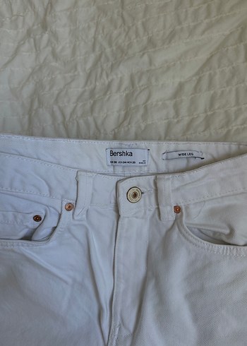 Bershka Beyaz Bershka Jean