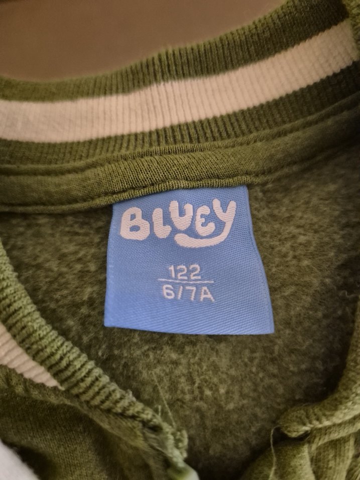 Yeşil Fermuarlı Bluey Baskılı Erkek Çocuk Takımı - Görsel 2