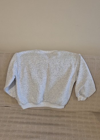 Gri Uzun Kollu Rahat Erkek Çocuk Sweatshirt - Görsel 2