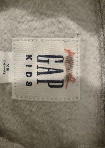 GAP Erkek Çocuk Gri Fermuarlı Sweatshirt - Görsel 2