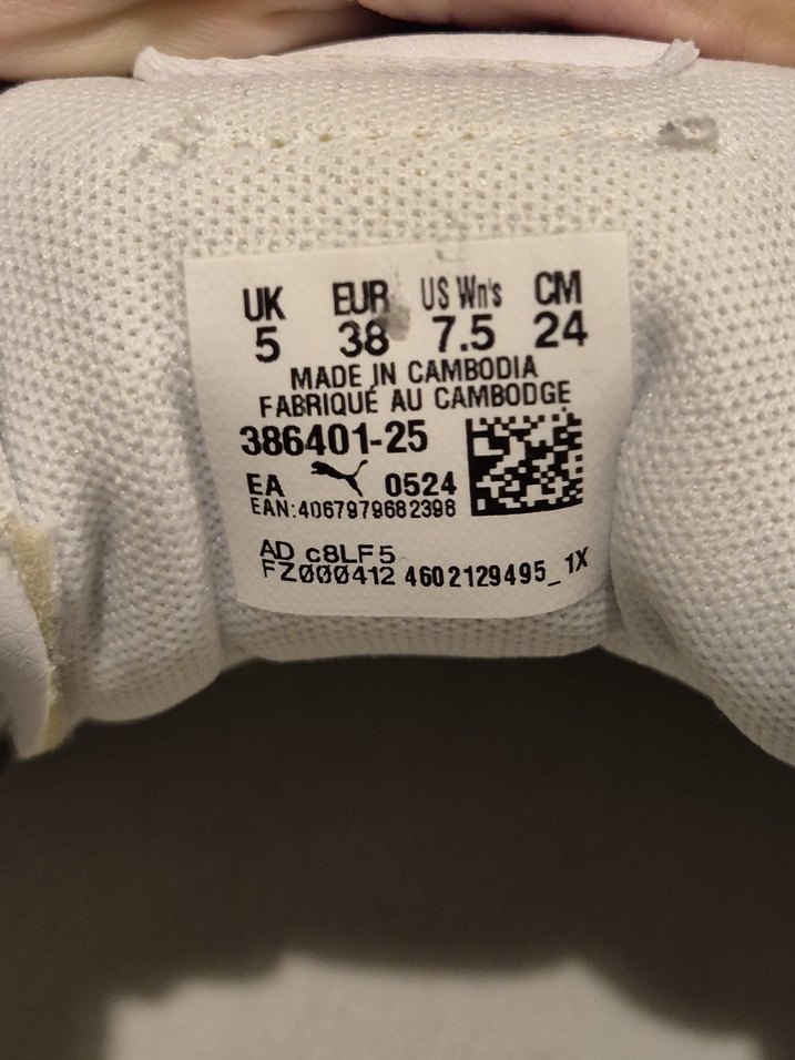 Beyaz Puma Kadın Spor Ayakkabı - Görsel 3