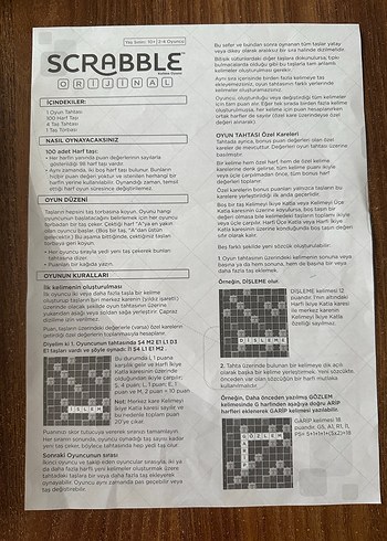 Scrabble Orijinal Kutu Oyunu - Görsel 3