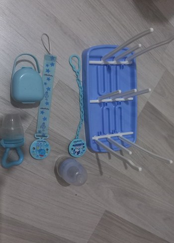 Mavi Bebek Biberon ve Emzik Kurutma Standı - Görsel 6