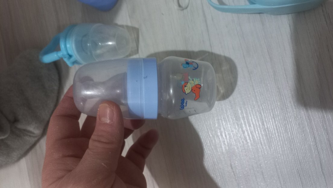 Mavi Bebek Biberon ve Emzik Kurutma Standı - Görsel 2