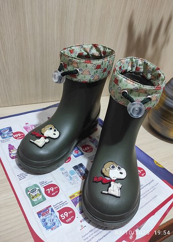 Renkli Baskılı Erkek Çocuk Lastik Çizme