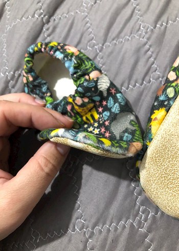 Renkli Baskılı Bohem Erkek Bebek Patik - Görsel 3