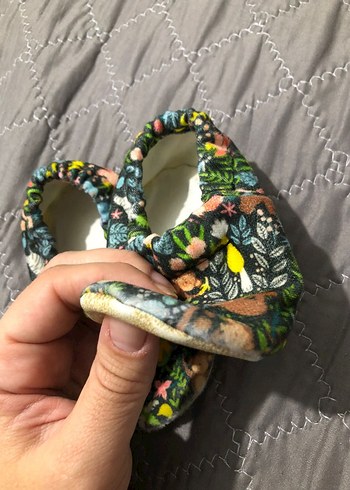 Renkli Baskılı Bohem Erkek Bebek Patik - Görsel 4