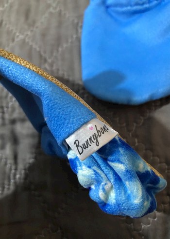 Mavi Bağcıksız Bebek Ev Ayakkabısı - Görsel 3