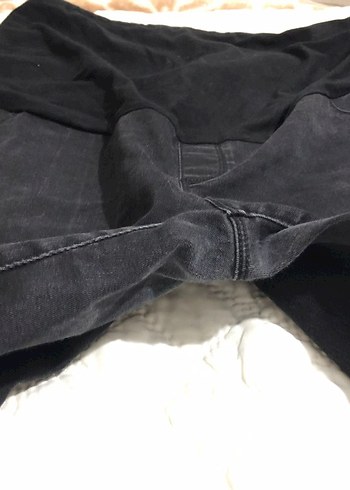 Siyah Hamile Kot Pantolon - Görsel 5