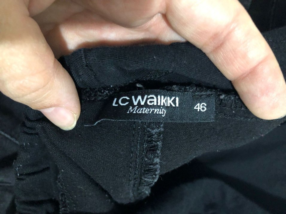 Siyah Hamile Kot Pantolon - Görsel 4