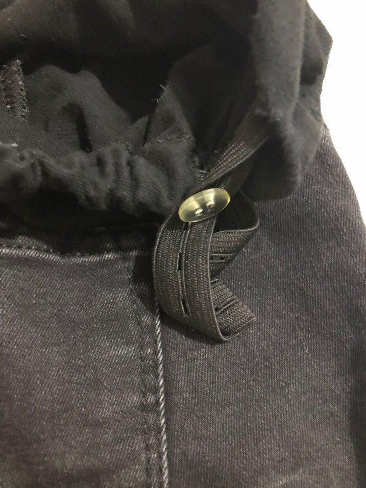 Siyah Hamile Kot Pantolon - Görsel 3