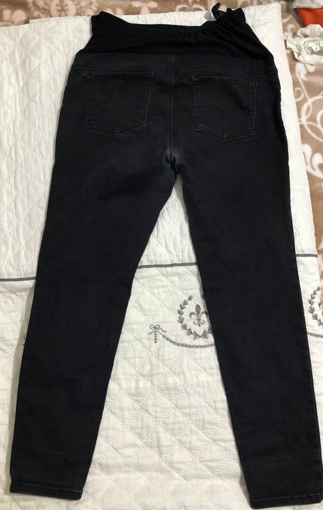 Siyah Hamile Kot Pantolon - Görsel 2