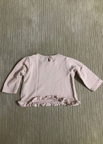 Pembe Bebek Kız Uzun Kollu Fırfırlı Takım - Görsel 3