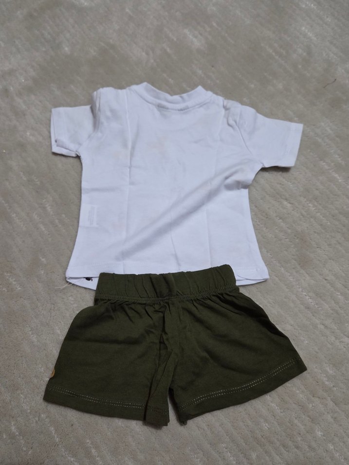 Safari Baskılı Erkek Bebek Kısa Kollu Takım - Görsel 2