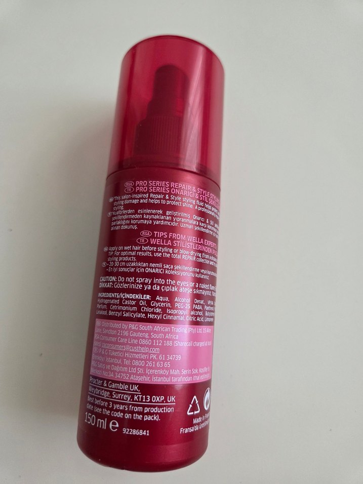 Wella ProSeries Saç Şekillendirici Sıvı 150ml - Görsel 2