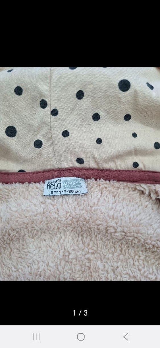 Kürklü Kahverengi Bebek Tulum - Görsel 3