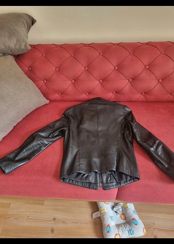 derimod siyah  Deri Ceket - Görsel 6