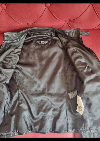 derimod siyah  Deri Ceket - Görsel 3