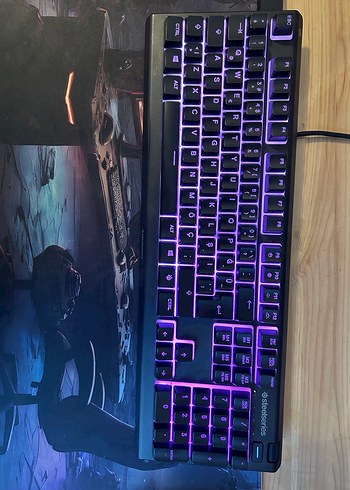 Steelseries Apex 3 Türkçe RGB Gaming Klavye - Görsel 2