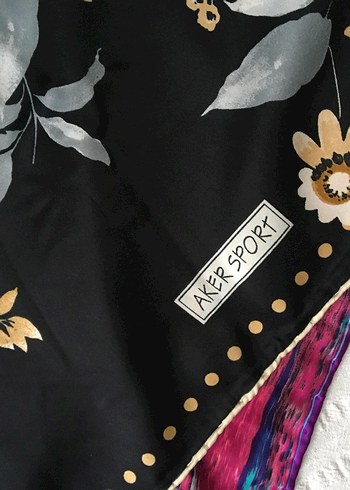 Beden çeşitli Renk Bohem Çok Renkli İpek Şal