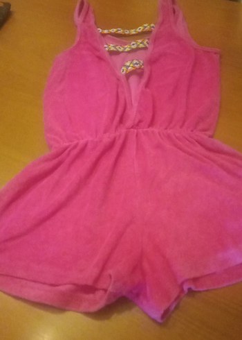 Pembe Fırfırlı Bohem Tulum - Görsel 2