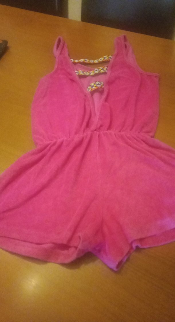 Pembe Fırfırlı Bohem Tulum - Görsel 2