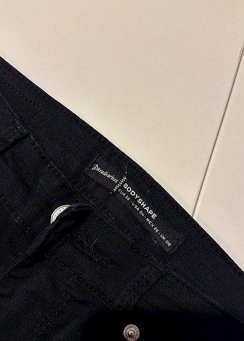 36 Beden siyah Renk Kadın Siyah Dar Kesim Denim Pantolon
