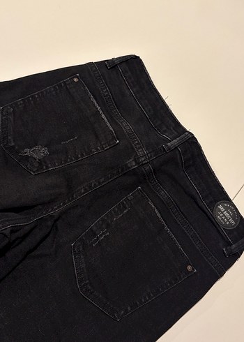 36 Beden Zara eskitme detaylı slim fit denim pantolon