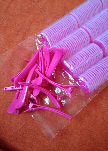 Pembe Saç Bigudi