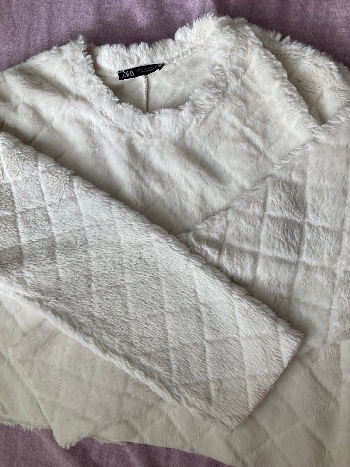Zara tüylü yumuşak üst - Görsel 2