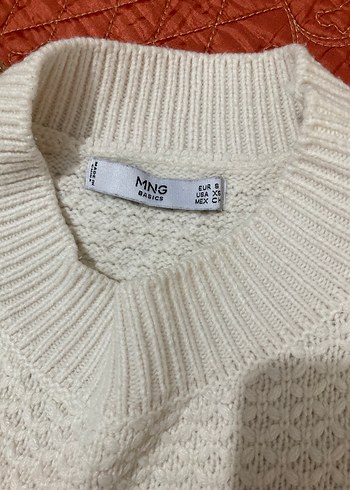 Kadın Siyah Beyaz Örgü Kazak - Görsel 2