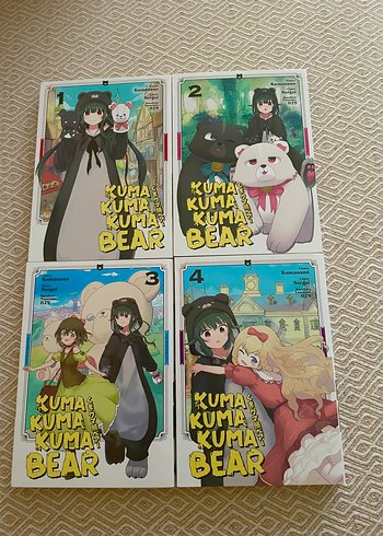 Kuma Kuma Kuma Bear Manga Seti 4 Kitap