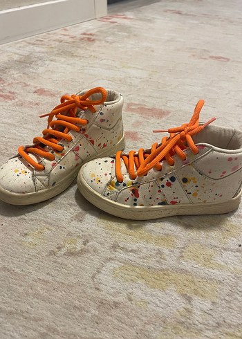 Renkli Bağcıklı Kız Spor Ayakkabı - Görsel 2