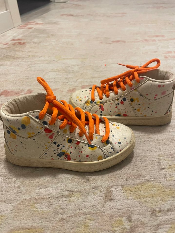 Renkli Bağcıklı Kız Spor Ayakkabı - Görsel 3