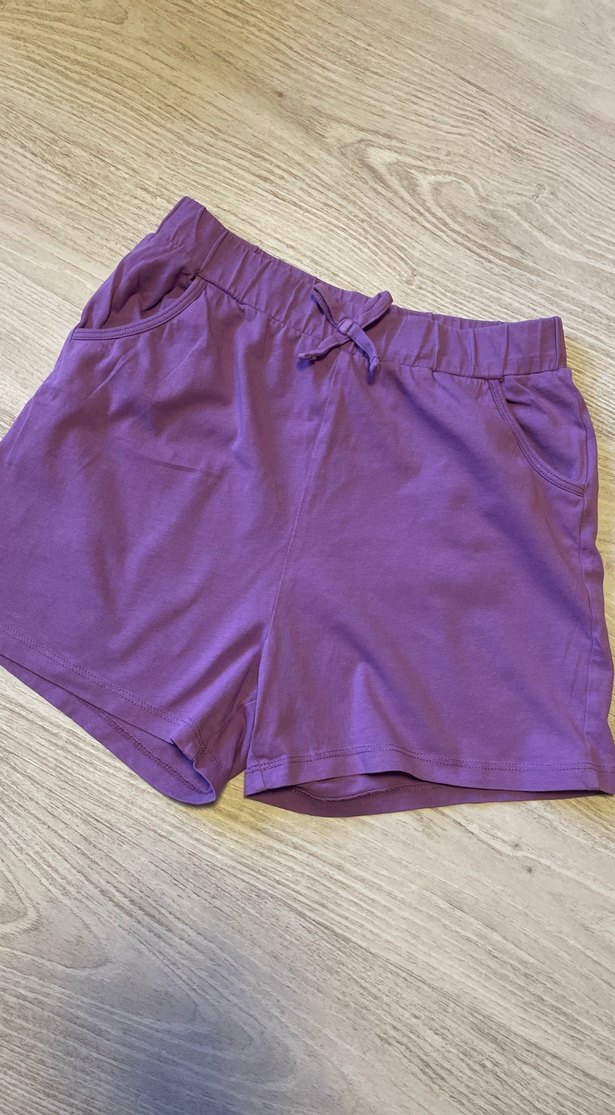 Mor Kız Çocuk Mini Şort - Görsel 4