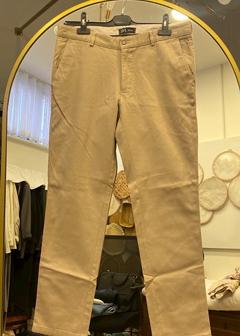 Bej Regular Fit Erkek Pantolon