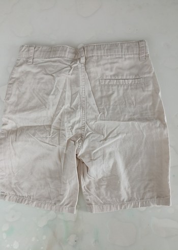 Bej Pamuklu Erkek Şort - Görsel 4