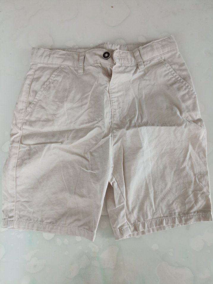 Bej Pamuklu Erkek Şort - Görsel 2