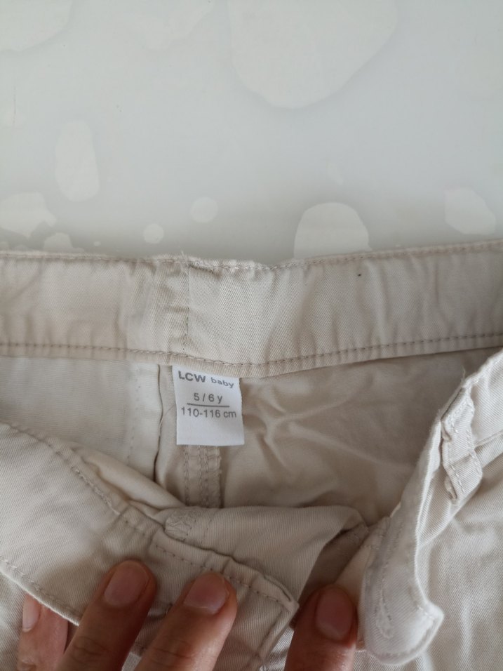 Bej Pamuklu Erkek Şort - Görsel 3