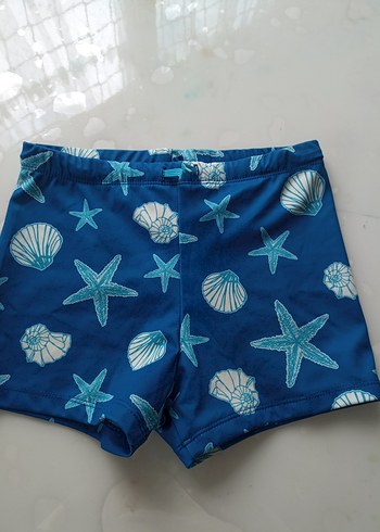 Mavi Deniz Temalı Erkek Mayo Şortu - Görsel 2