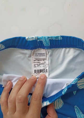 Mavi Deniz Temalı Erkek Mayo Şortu - Görsel 4