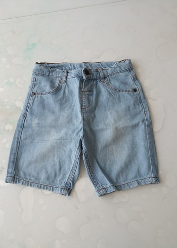 Erkek Çocuk Açık Mavi Denim Şort - Görsel 2