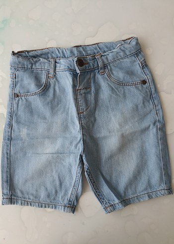 Erkek Çocuk Açık Mavi Denim Şort - Görsel 3